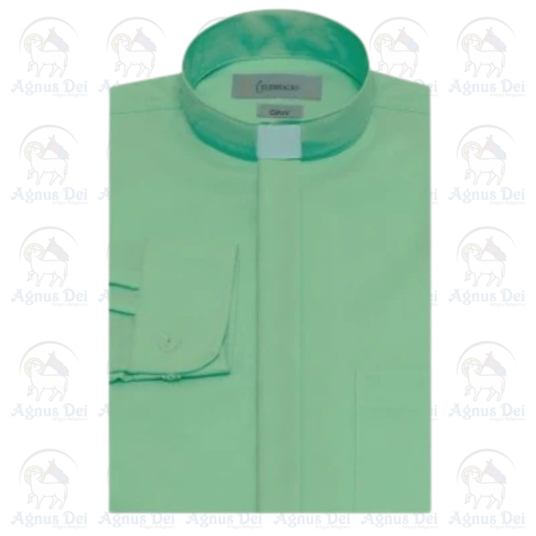 Camisa Clerical Manga Longa CE