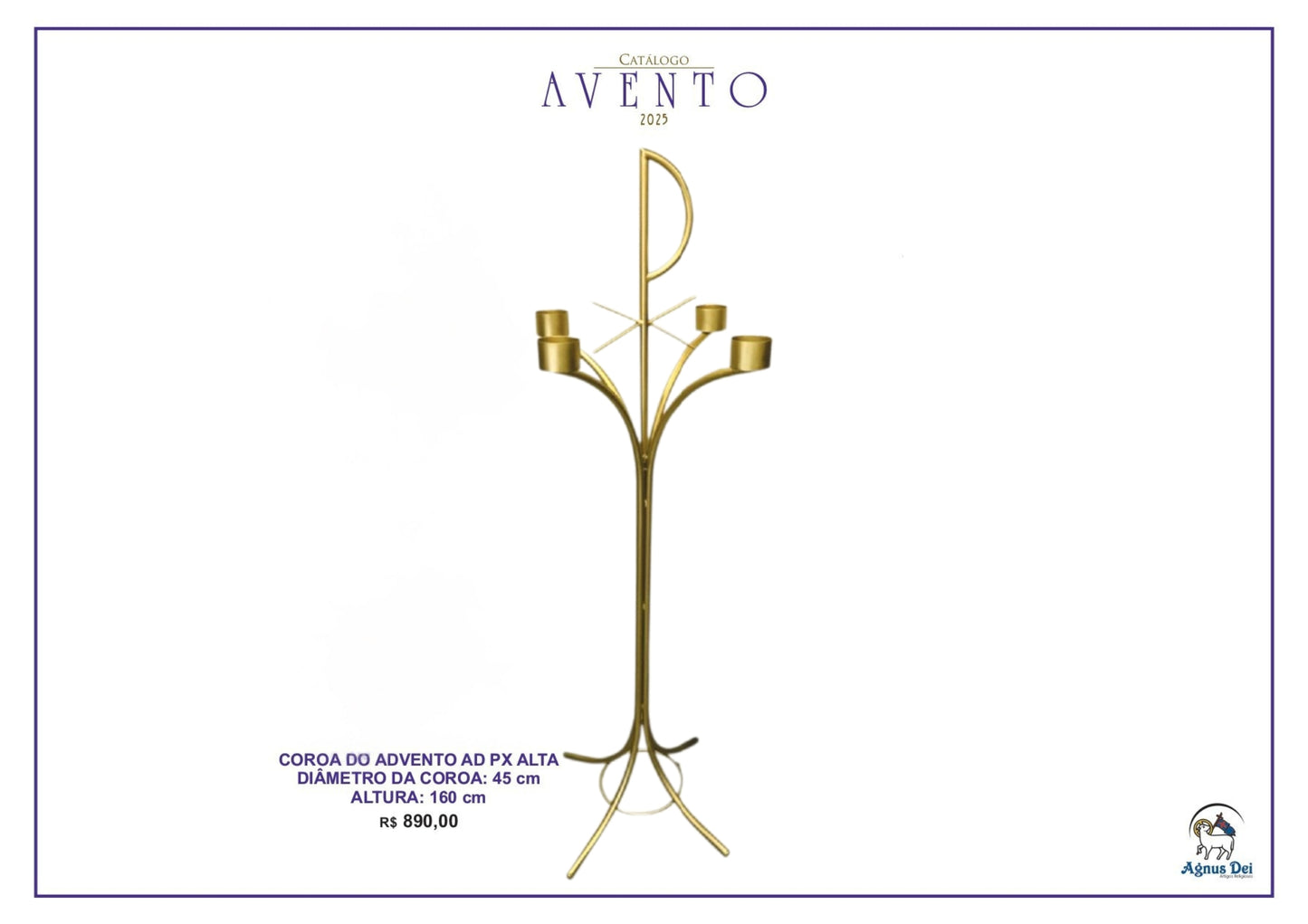 Coroa do Advento AD Alta PX