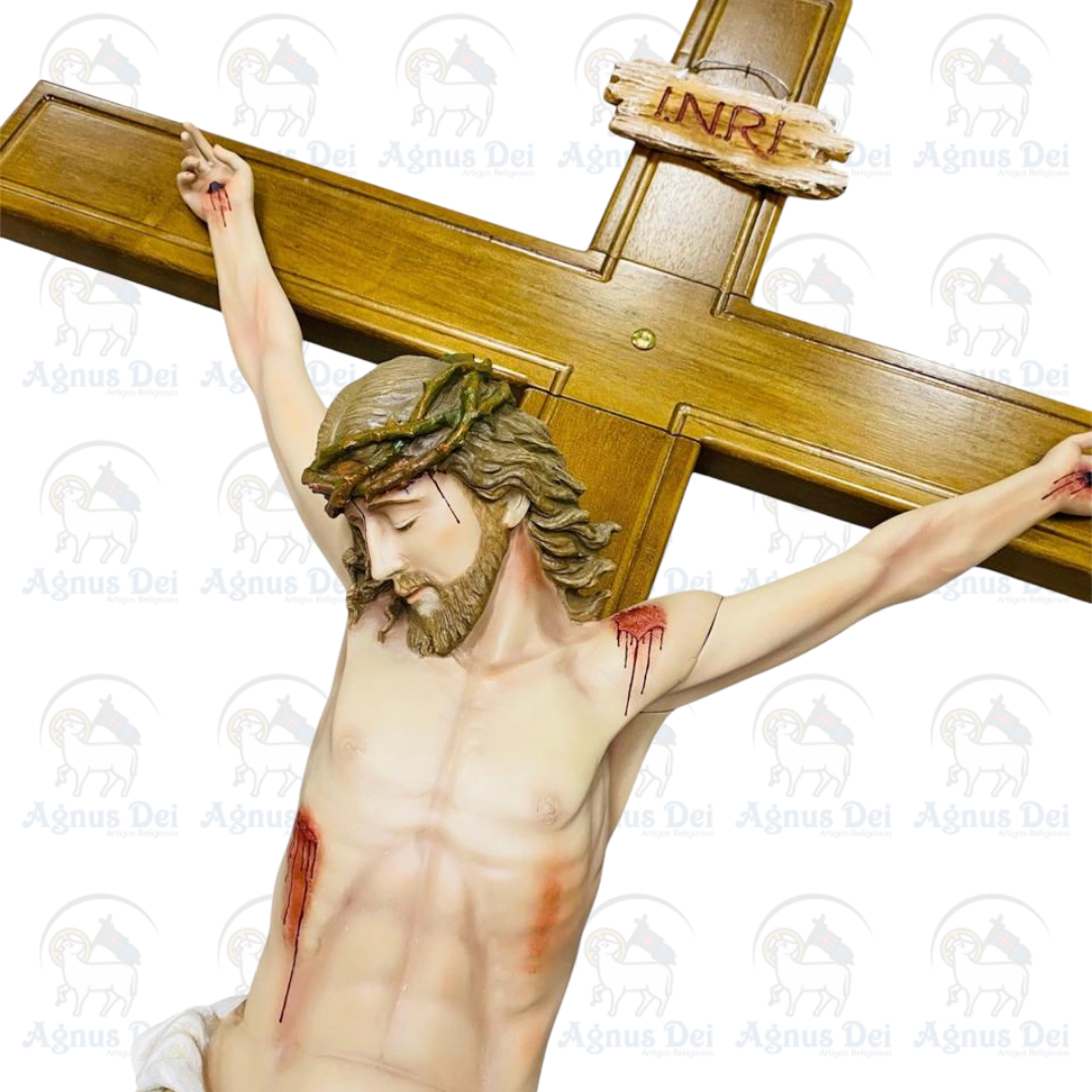 Crucifixo de Parede em fibra