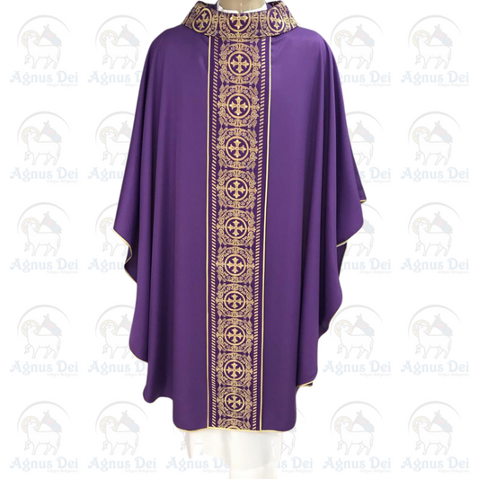 Casula Fita Galão AD Roxa