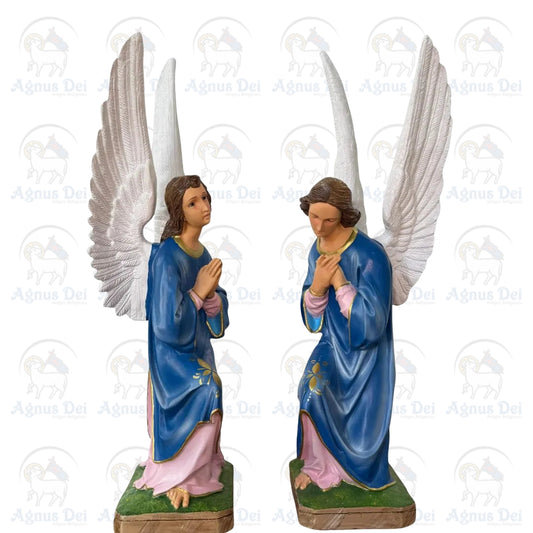 Conjunto de Anjos Adoradores 65cm Azul