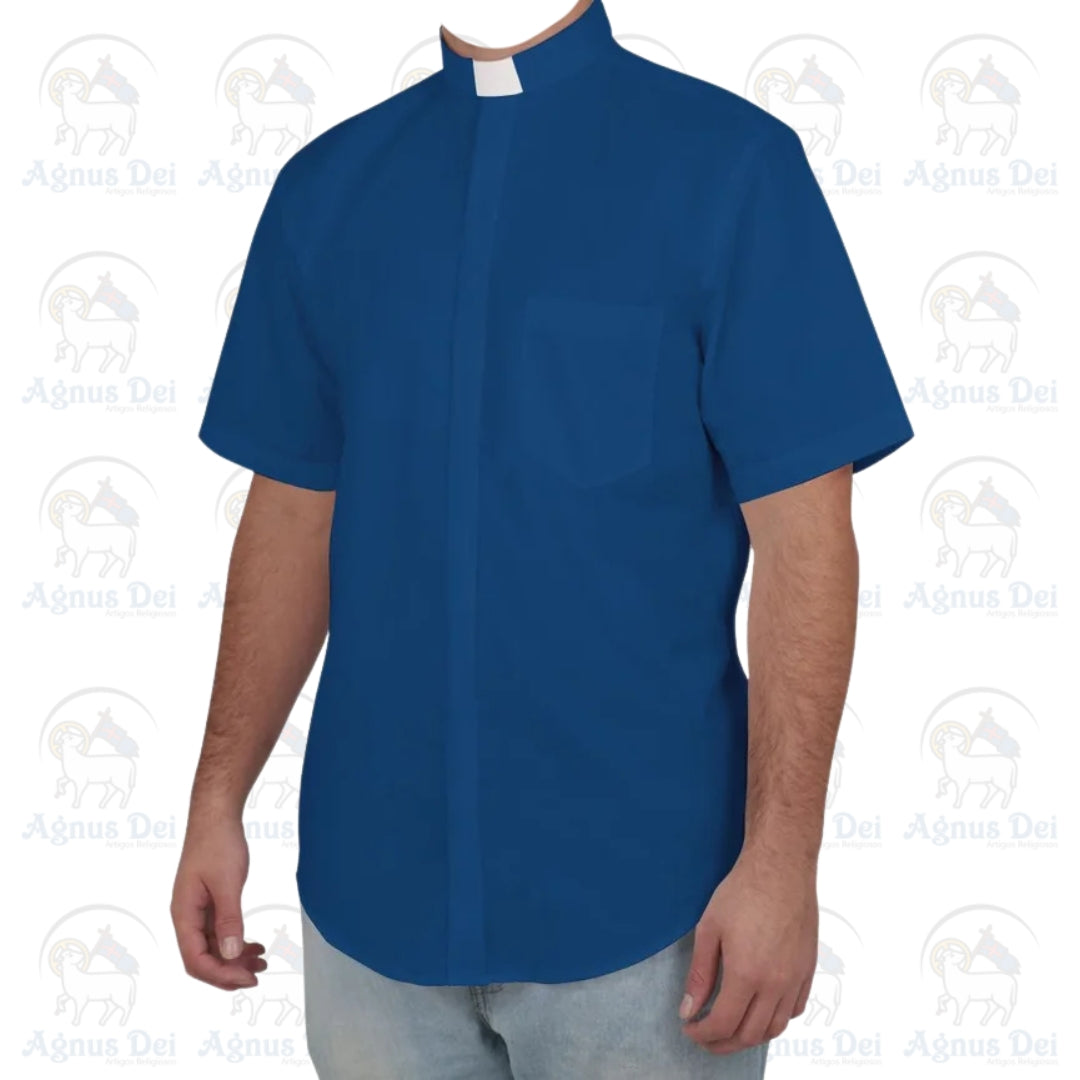 Camisa Clerical Manga Curta CE