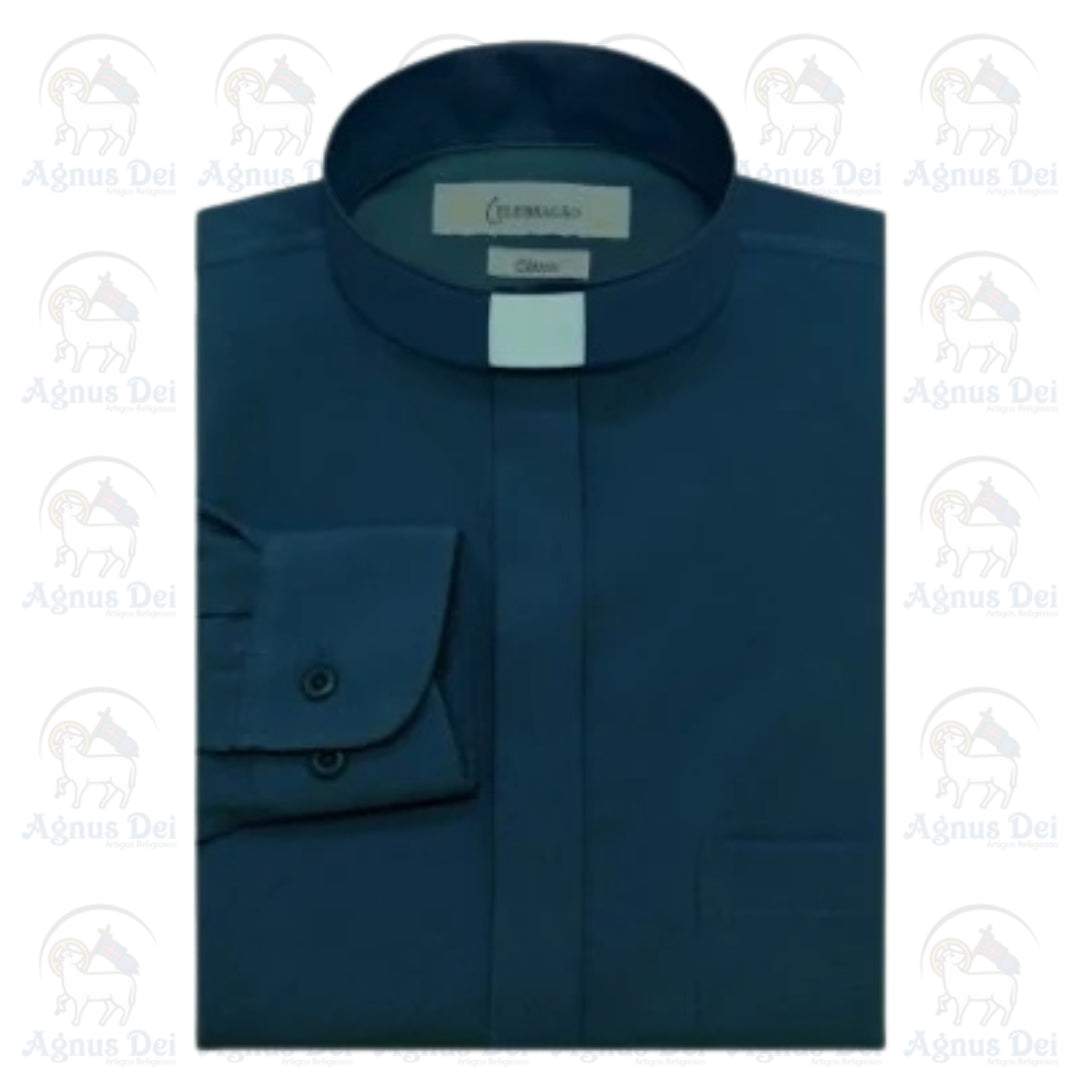 Camisa Clerical Manga Longa CE