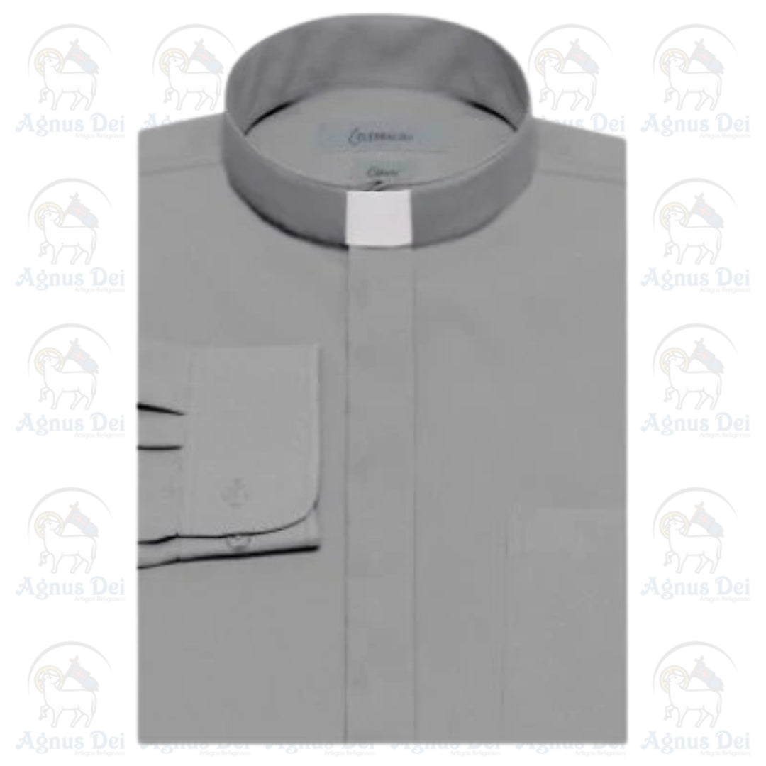 Camisa Clerical Manga Longa CE