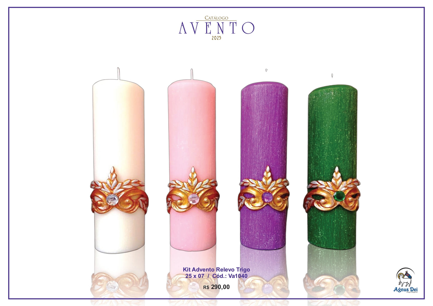 Kit Advento Relevo Trigo