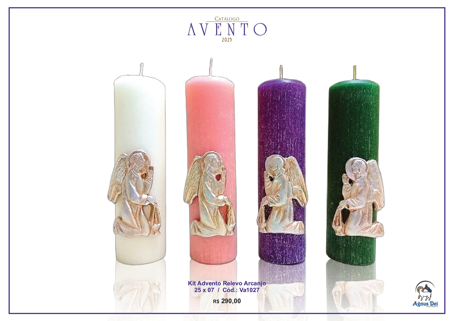 Kit Advento Relevo Arcanjo