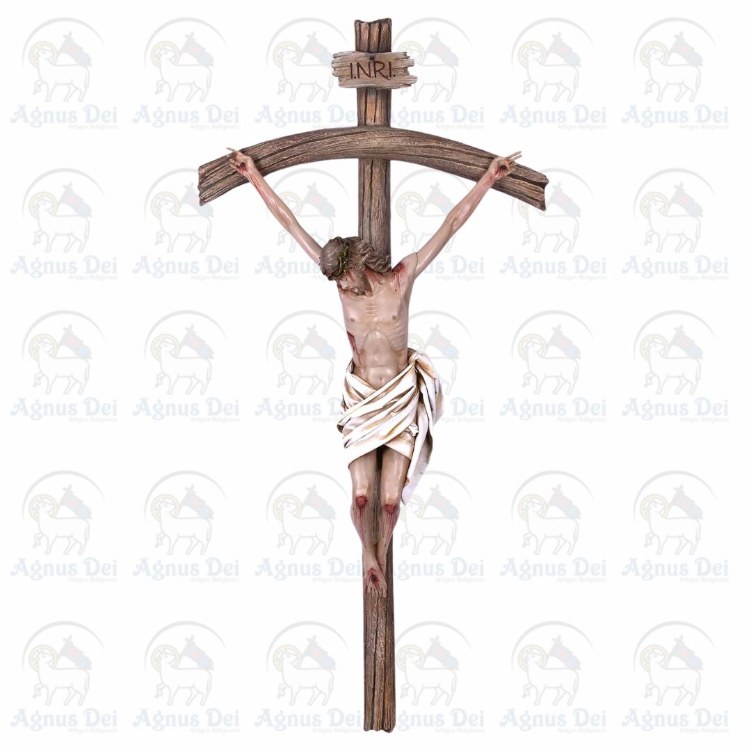 Crucifixo de Parede Cruz Curvada