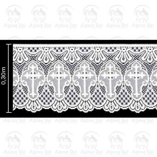 Renda 30 cm 1613 Nacional