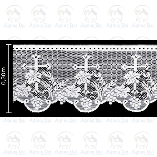 Renda 30 cm 1673 Nacional