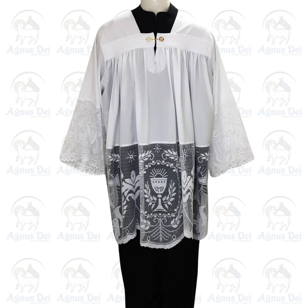 Sobrepeliz AD Renda Nacional 60 cm