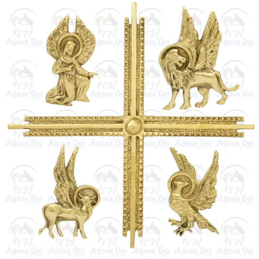 Aplique 4 Evangelistas com Cruz MOD 2