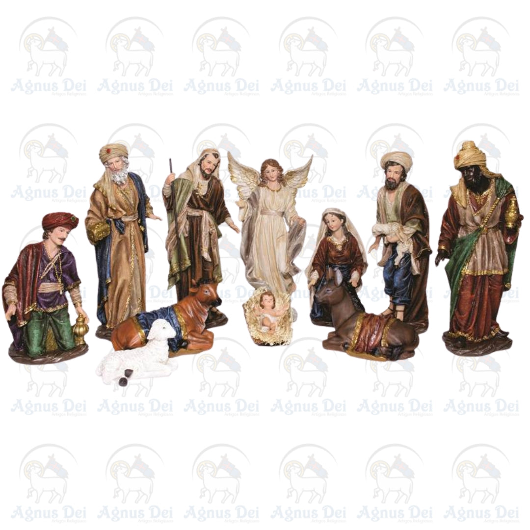 Presépio 45cm 11 peças IR Ref: 5674