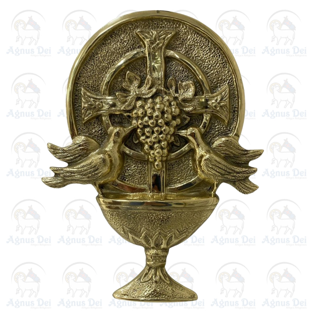 Aplique Cálice com Cruz Pequeno