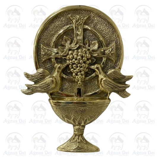 Aplique Cálice com Cruz Pequeno