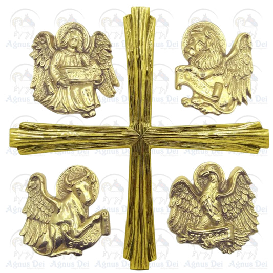 Aplique 4 Evangelistas com Cruz MOD 4