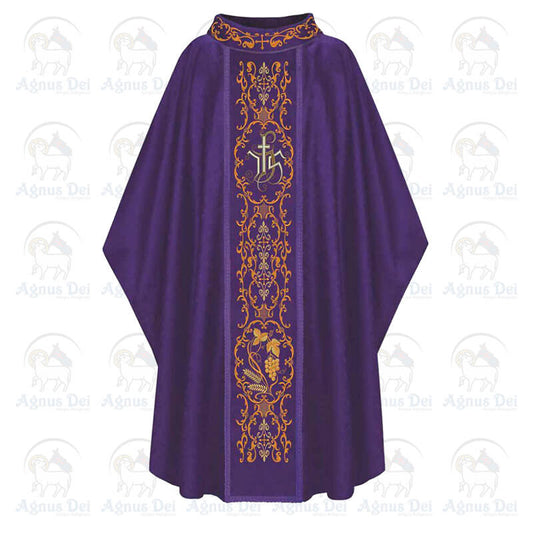 Casula com Gola Bordada CE 510 532 Advento