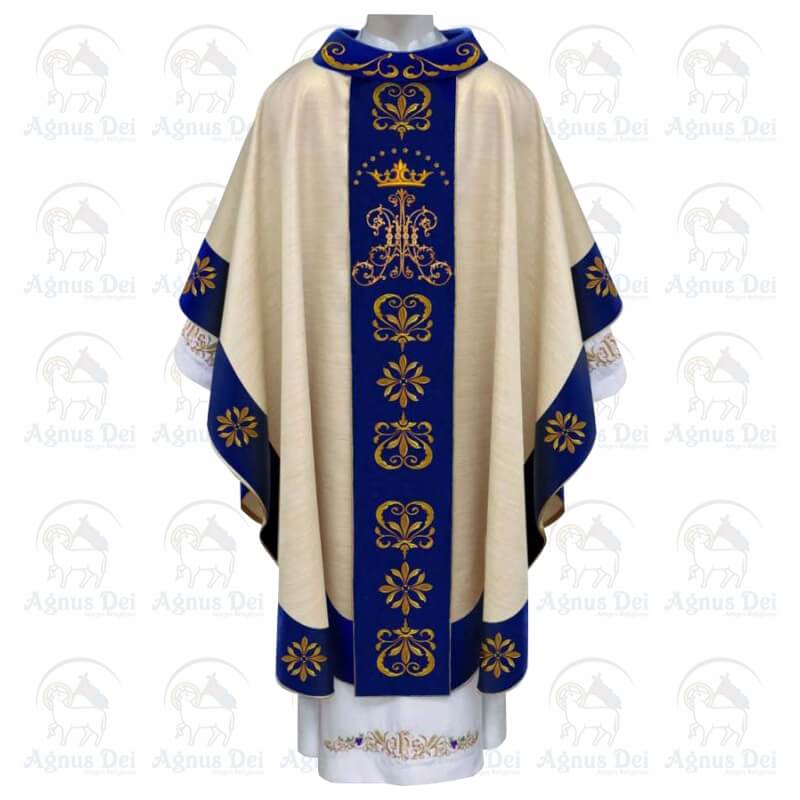 Casula Mariana em Veludo com Pedras Swarovski CE 523 1027