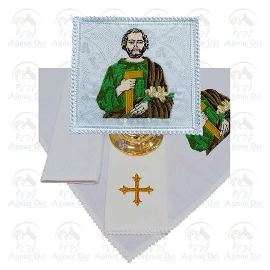 Conjunto de Alfaias Bordado Santos CE 300 B114