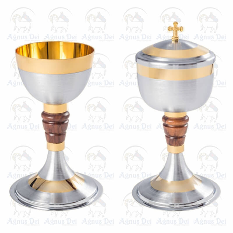 Conjunto DI Cálice 1119 e Cibório 9119 LI Fosco