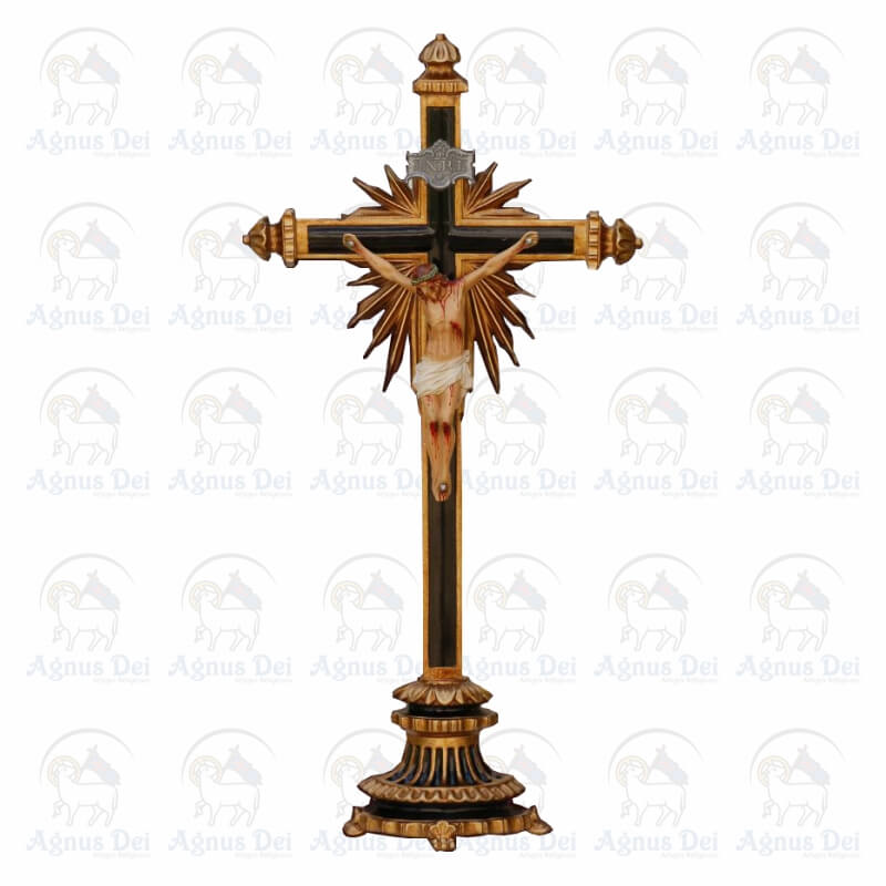 Crucifixo de Mesa Barroco Ornado 015