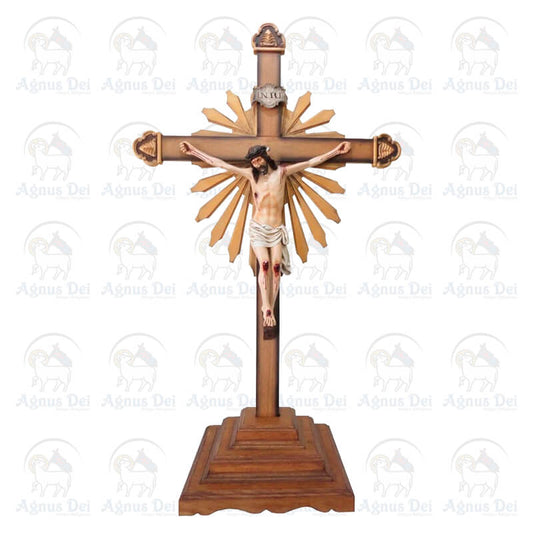 Crucifixo Ornado com Base