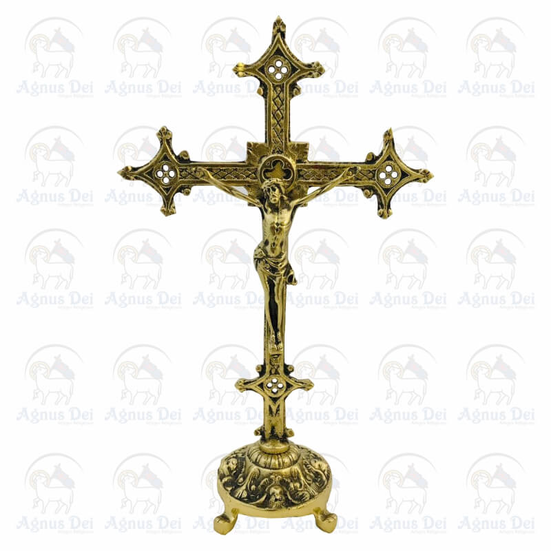 Crucifixo de Mesa Anjo PB