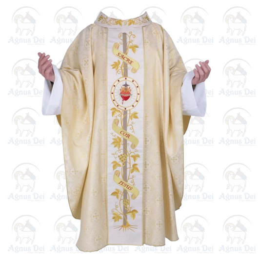 Casula Sagrado Coração com Pedras Swarovski CE 509 608