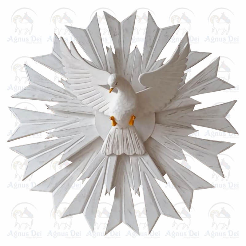 Espírito Santo Resplendor Madeira – 120×120 cm