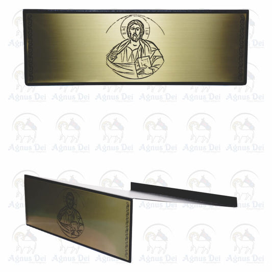 Estante de Mesa Bronze Cristo PI