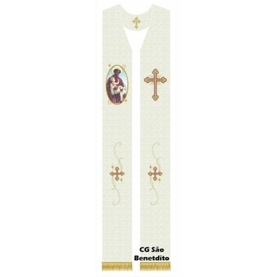 Estola Sacerdotal São Benedito CN 042 01