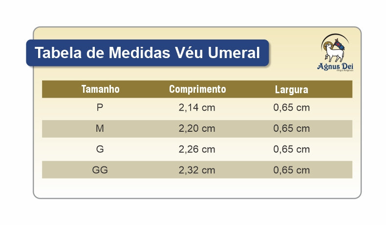 Véu Umeral para Bênção do Santíssimo CE 601 1011