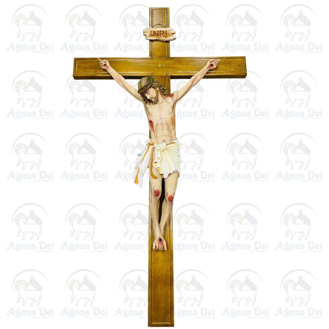 Crucifixo de Parede em fibra