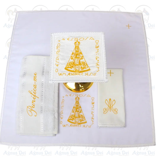 Conjunto de Alfaias Bordado Santos CE 301 B148