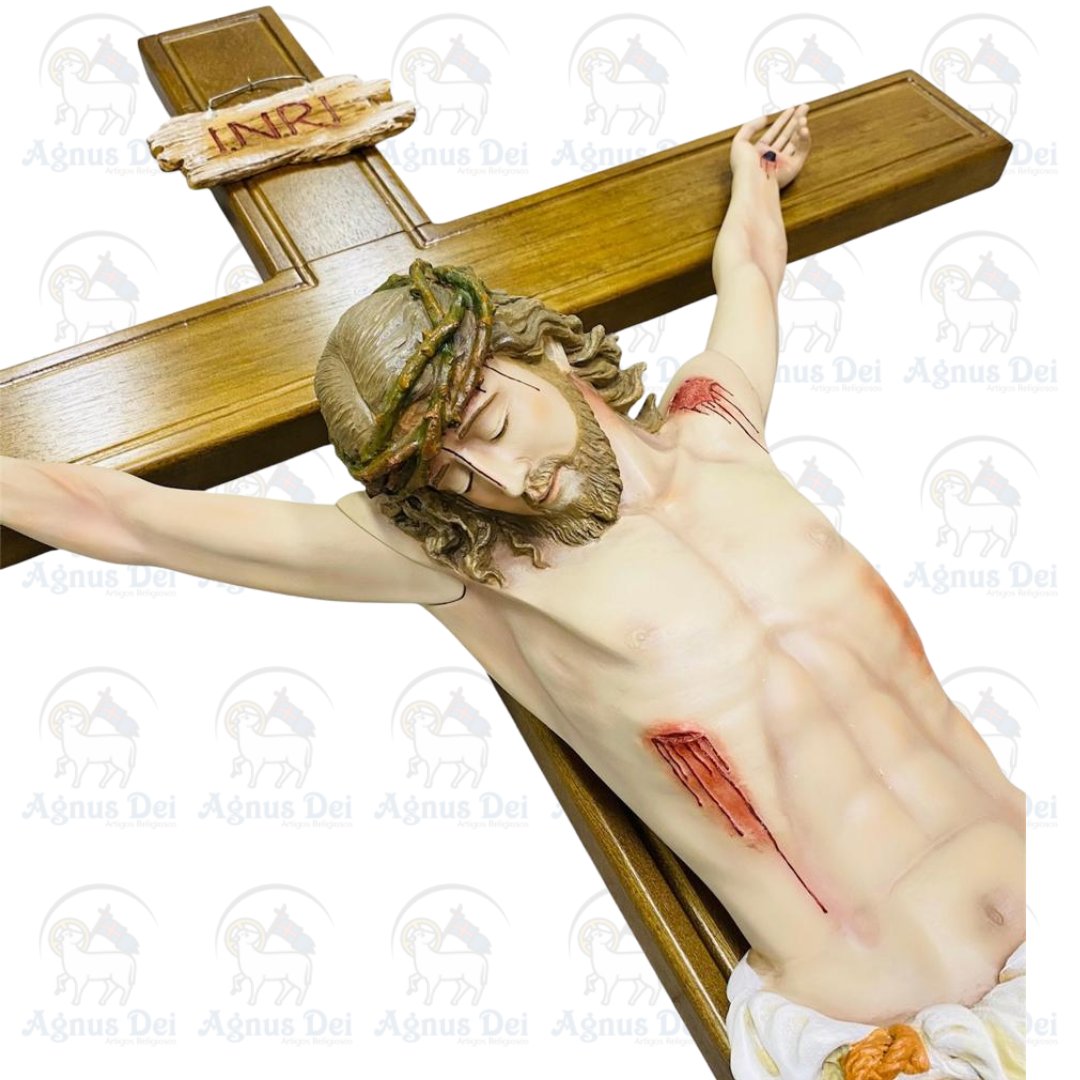 Crucifixo de Parede em fibra