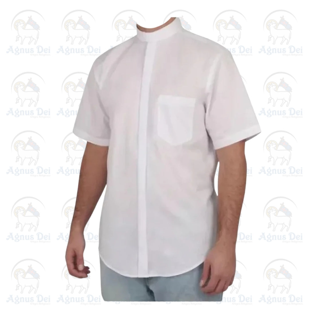 Camisa Clerical Manga Curta CE