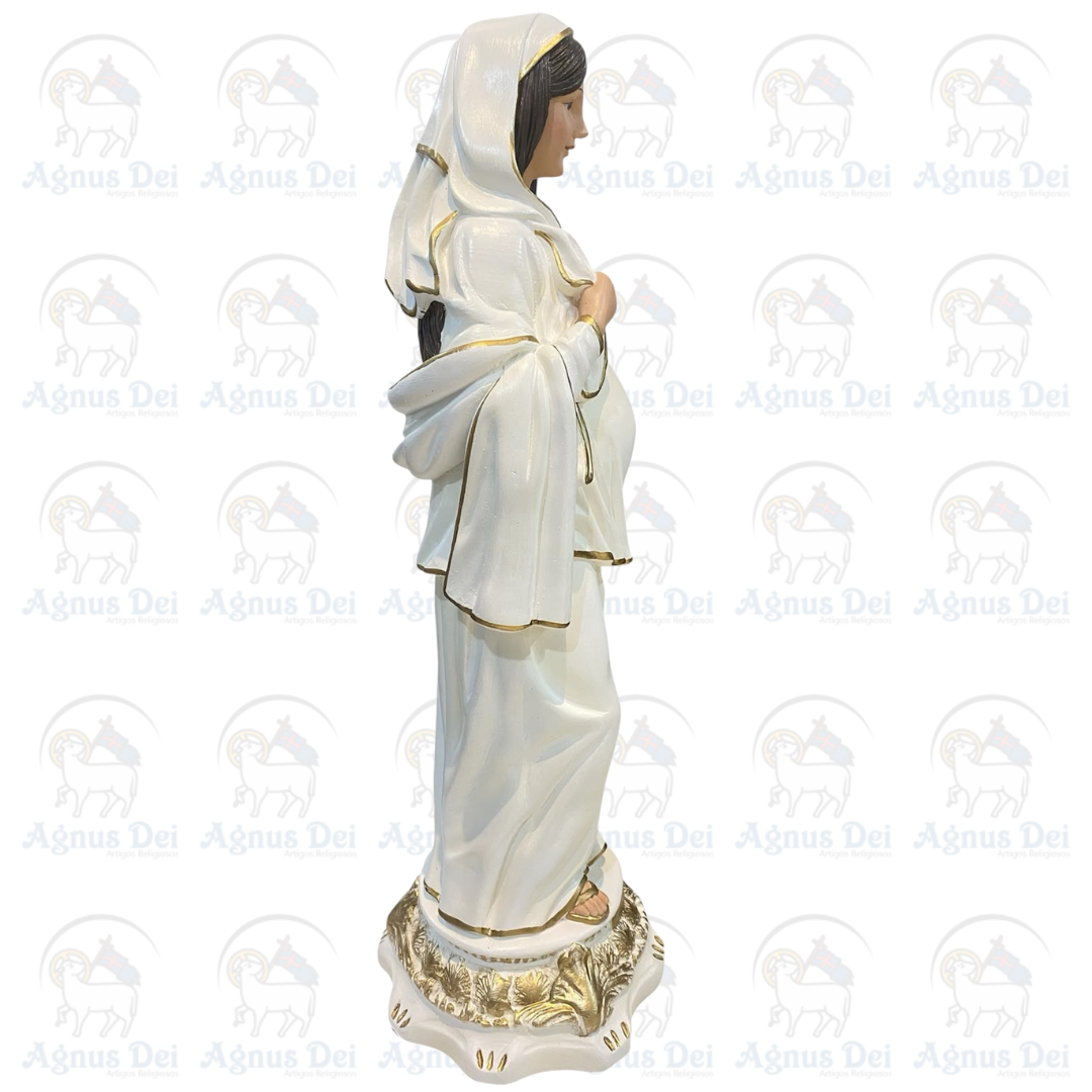 Nossa Senhora Grávida Marfim 40cm