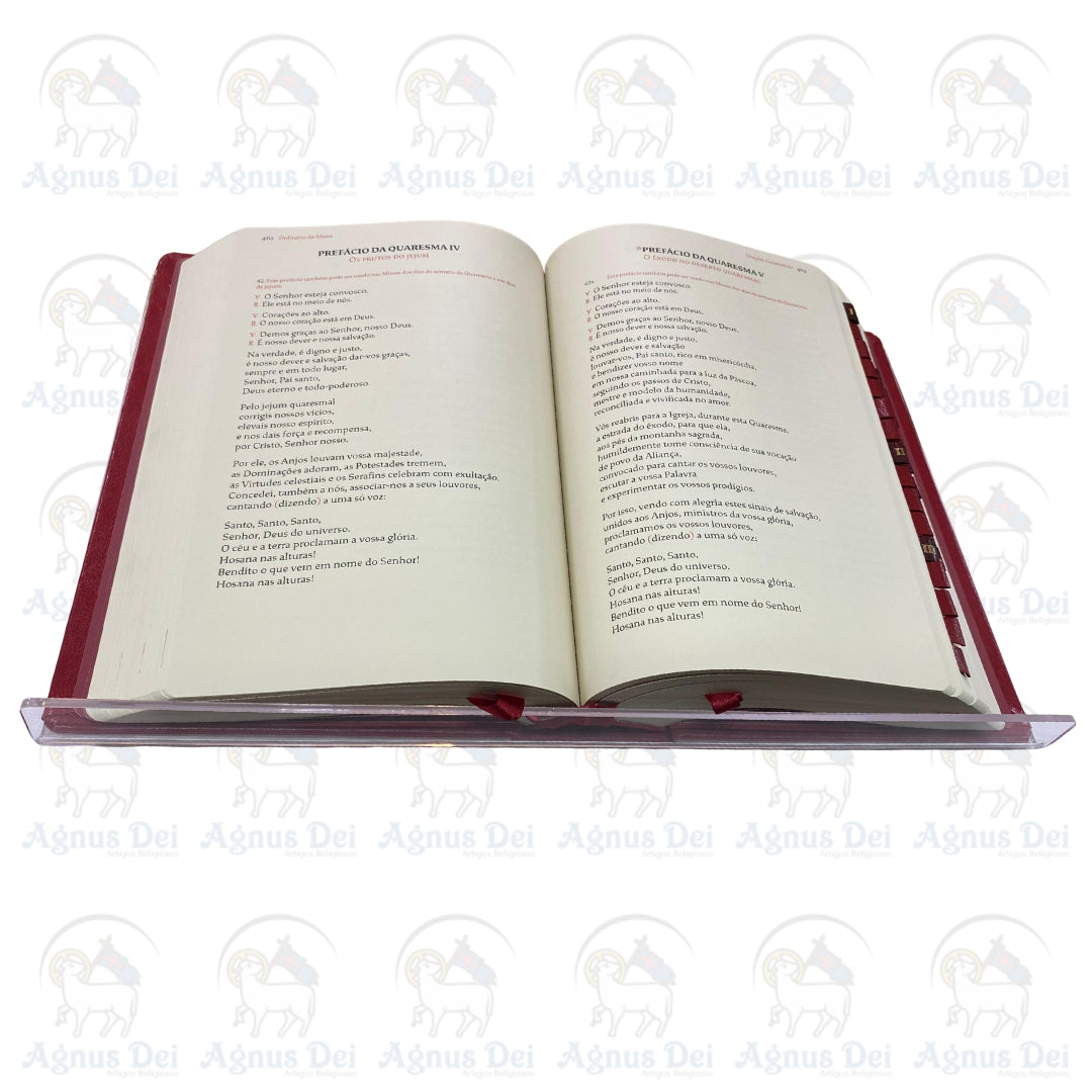 Estante de Mesa PX Alfa e Omega em Acrílico