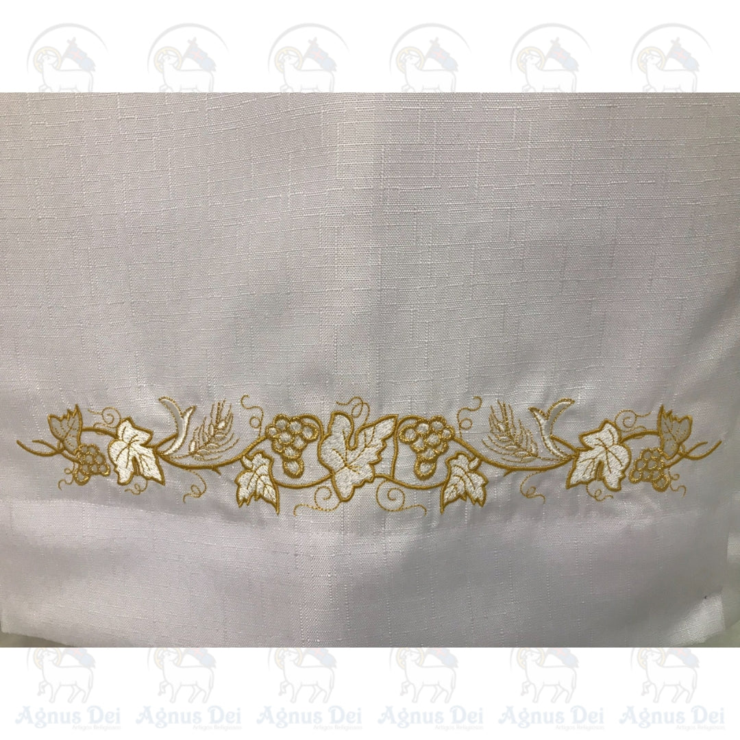 Túnica AD Bordado Trigo e Uva