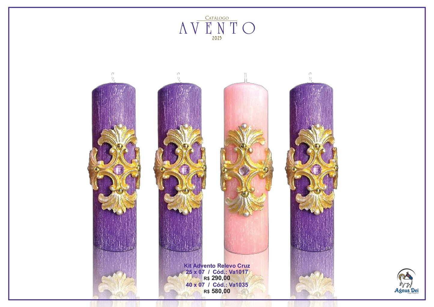 Kit Advento Relevo Cruz