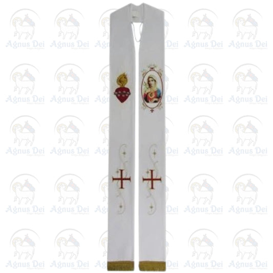Estola Sacerdotal Imaculado Coração de Maria CN 042 01