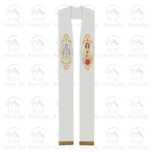 Estola Sacerdotal Nossa Senhora Rosa Mística CE 305