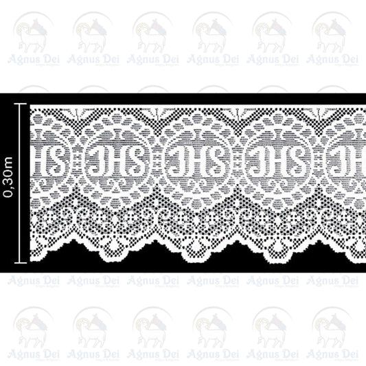 Renda 30 cm 1633 Nacional
