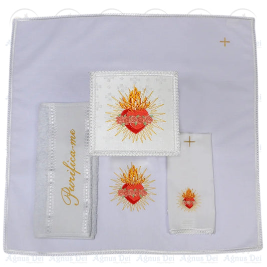 Conjunto de Alfaias Bordado Santos CE 300 B78