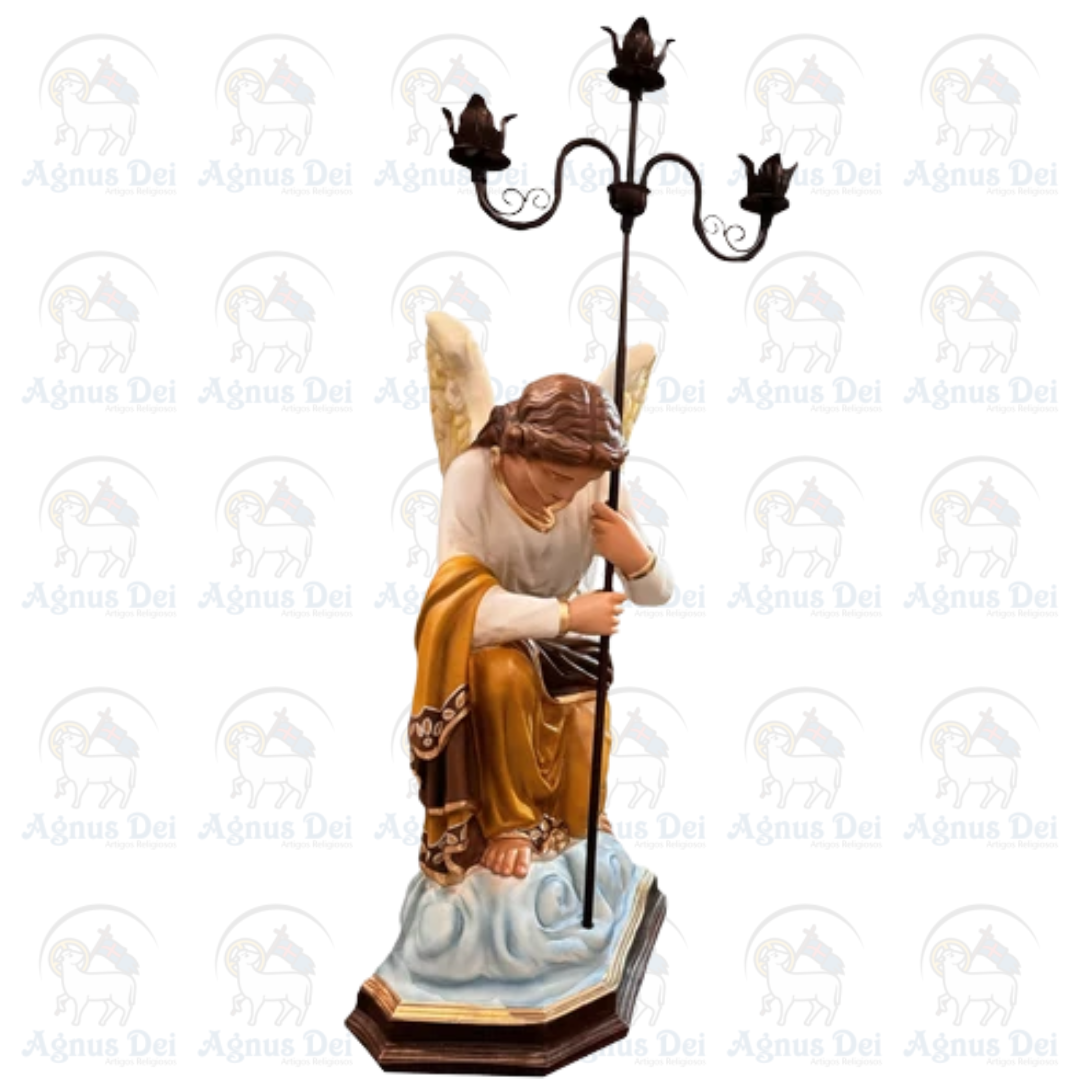 Anjo Candelabro Ajoelhado 95cm