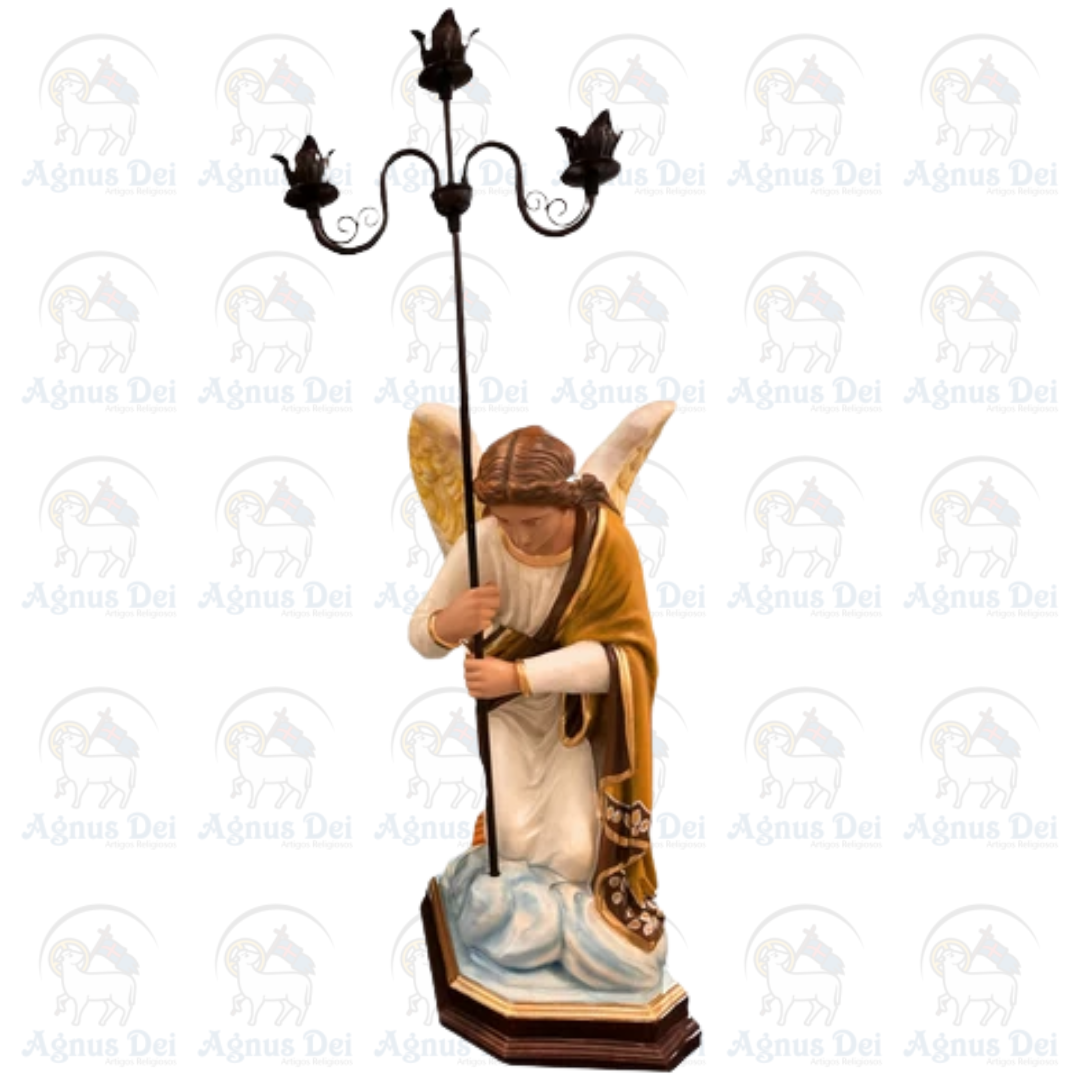 Anjo Candelabro Ajoelhado 95cm