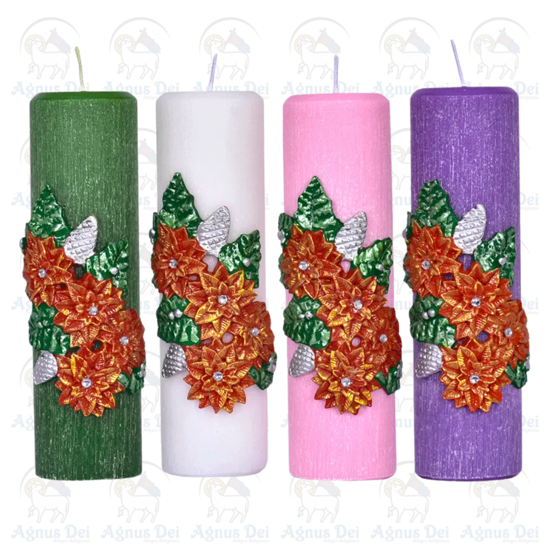 Kit Advento Relevo Flores Va1036