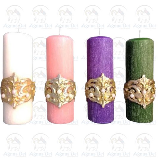 Kit Advento Relevo Flor de Lis Va101