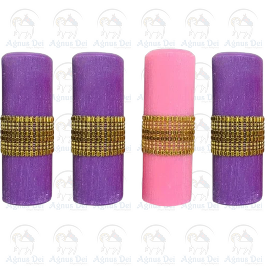 Kit Advento Relevo Dourado
