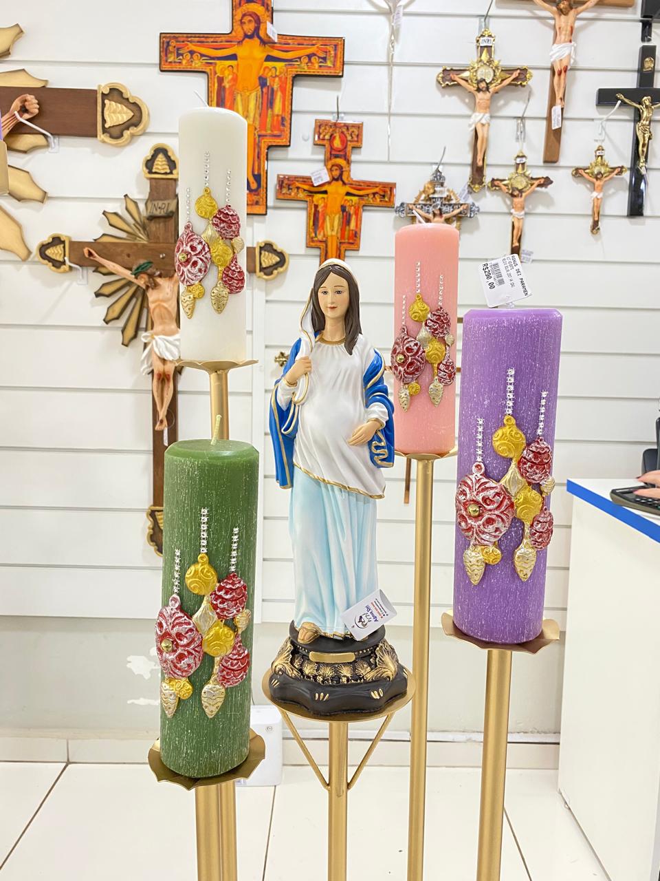 Coroa do Advento AD Trindade com Base