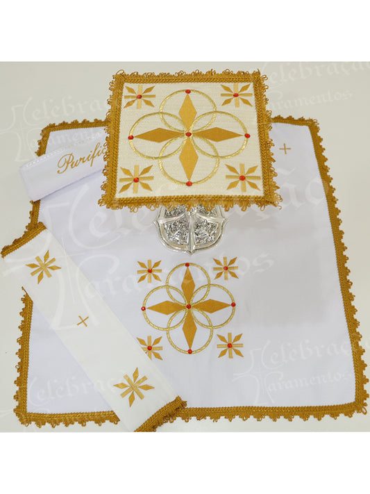 Conjunto de Alfaias com Pedras Swarovski CE 303 3024